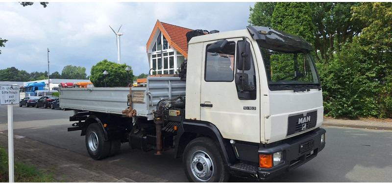 MAN 10.163 Kipper mit Kran+Greifer - Damperli kamyon: fotoğraf 4 MAN 10.163 Kipper mit Kran+Greifer - Damperli kamyon: fotoğraf 4