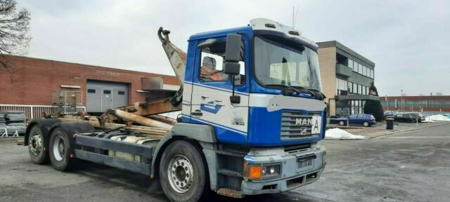MAN 26.314K 6x2 Blatt/Luft Diff/Sperre - Kancalı yükleyici kamyon: fotoğraf 2 MAN 26.314K 6x2 Blatt/Luft Diff/Sperre - Kancalı yükleyici kamyon: fotoğraf 2