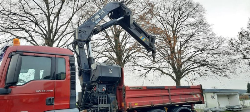 MAN 26.440TGS Kipper+Kran Meiller/Stahl - Damperli kamyon, Vinçli kamyon: fotoğraf 3 MAN 26.440TGS Kipper+Kran Meiller/Stahl - Damperli kamyon, Vinçli kamyon: fotoğraf 3