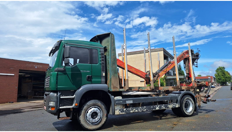 MAN TGA 18.480 Holz LKW - Tomruk kamyonu, Vinçli kamyon: fotoğraf 3 MAN TGA 18.480 Holz LKW - Tomruk kamyonu, Vinçli kamyon: fotoğraf 3