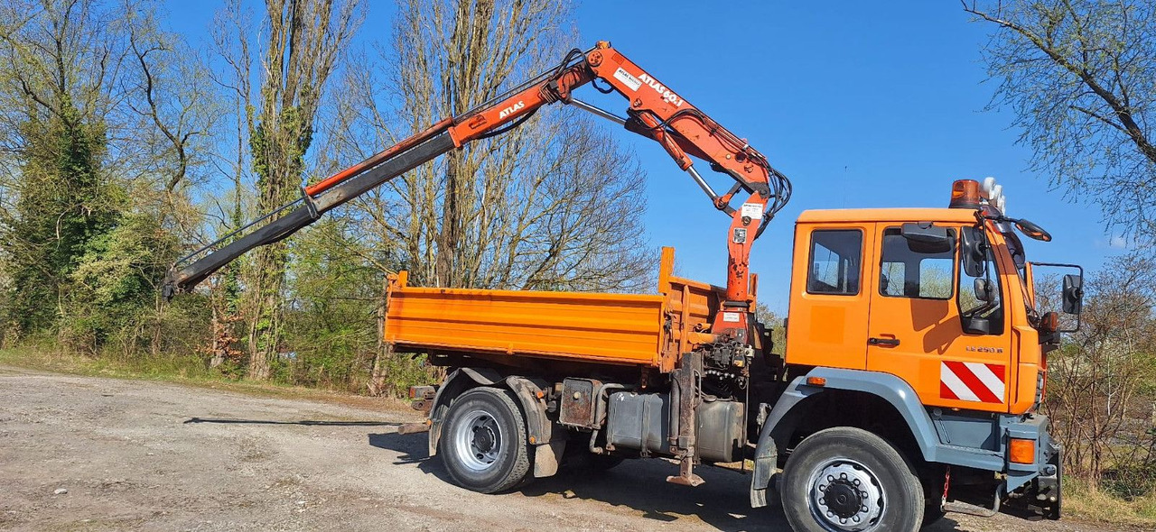 MAN TGM 18.240PS 4x4 3.S-Kipper mit Kran - Damperli kamyon, Vinçli kamyon: fotoğraf 3 MAN TGM 18.240PS 4x4 3.S-Kipper mit Kran - Damperli kamyon, Vinçli kamyon: fotoğraf 3
