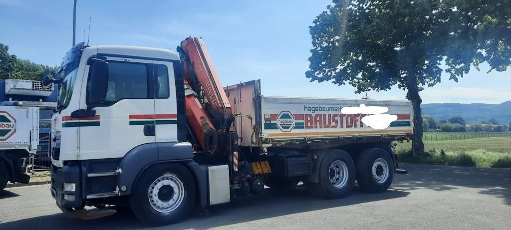 MAN TGS 26.400 Kipper Mit Kran/Funk - Damperli kamyon, Vinçli kamyon: fotoğraf 1 MAN TGS 26.400 Kipper Mit Kran/Funk - Damperli kamyon, Vinçli kamyon: fotoğraf 1