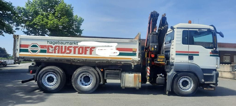 MAN TGS 26.400 Kipper Mit Kran/Funk - Sal/ Açık kasa kamyon, Vinçli kamyon: fotoğraf 4 MAN TGS 26.400 Kipper Mit Kran/Funk - Sal/ Açık kasa kamyon, Vinçli kamyon: fotoğraf 4