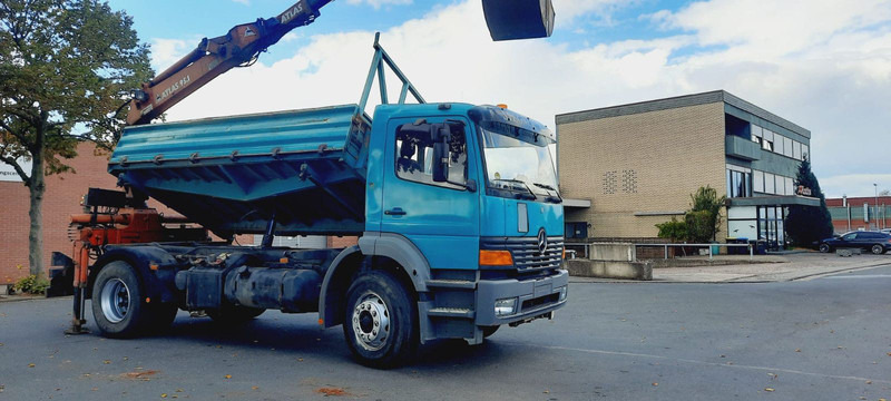 Mercedes-Benz 1828K 4x2 Kipper KRAN+Funk/Greifer - Damperli kamyon, Vinçli kamyon: fotoğraf 2 Mercedes-Benz 1828K 4x2 Kipper KRAN+Funk/Greifer - Damperli kamyon, Vinçli kamyon: fotoğraf 2