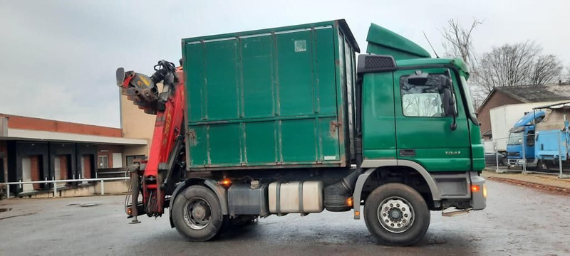 Mercedes-Benz 1841K 4x2 Actros Kipper mit Kran+Greifer - Damperli kamyon, Vinçli kamyon: fotoğraf 4 Mercedes-Benz 1841K 4x2 Actros Kipper mit Kran+Greifer - Damperli kamyon, Vinçli kamyon: fotoğraf 4