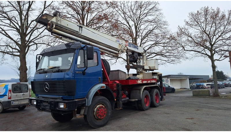 Mercedes-Benz 2629 AK Motorwagen mit Kran Dachdeckerkran6x6 - Vinçli kamyon: fotoğraf 2 Mercedes-Benz 2629 AK Motorwagen mit Kran Dachdeckerkran6x6 - Vinçli kamyon: fotoğraf 2