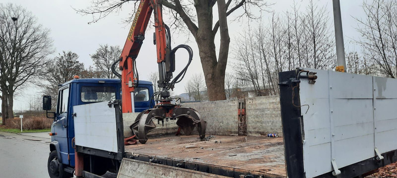 Mercedes-Benz 814 Pritsche mit Kran+Greifer - Sal/ Açık kasa kamyon, Vinçli kamyon: fotoğraf 5 Mercedes-Benz 814 Pritsche mit Kran+Greifer - Sal/ Açık kasa kamyon, Vinçli kamyon: fotoğraf 5