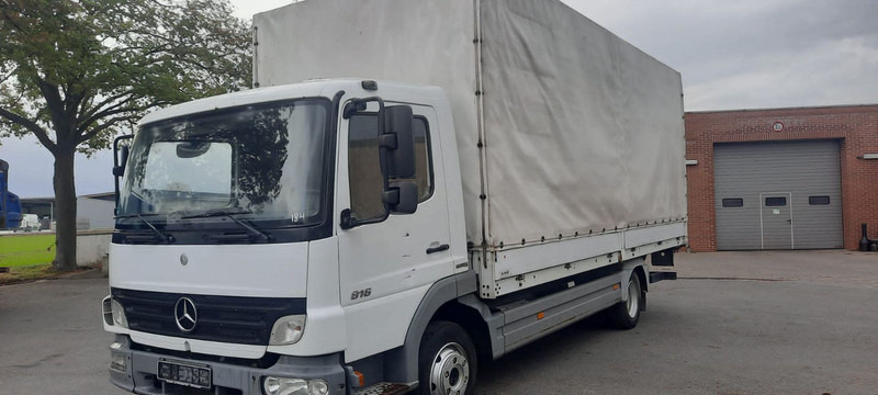 Mercedes-Benz 816 Pritsche Plane - Tenteli kamyon: fotoğraf 1 Mercedes-Benz 816 Pritsche Plane - Tenteli kamyon: fotoğraf 1