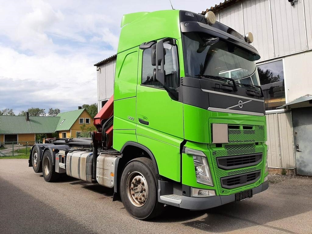 Volvo FH500 6X2 PALIFT + HMF 2120 K5 - Kancalı yükleyici kamyon: fotoğraf 4 Volvo FH500 6X2 PALIFT + HMF 2120 K5 - Kancalı yükleyici kamyon: fotoğraf 4