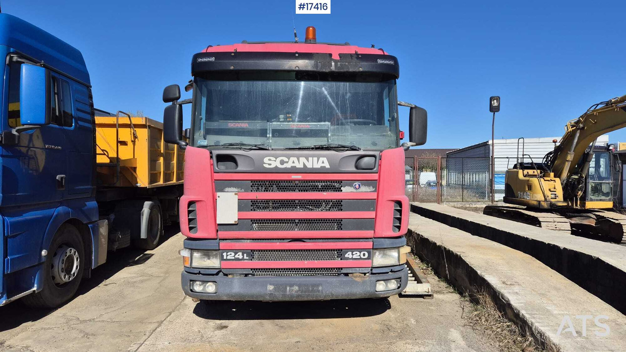 Tractor SCANIA 124L 420KM (2003) + BERGER tipper semi-trailer (2007) - Çekici, Damperli dorse: fotoğraf 3 Tractor SCANIA 124L 420KM (2003) + BERGER tipper semi-trailer (2007) - Çekici, Damperli dorse: fotoğraf 3