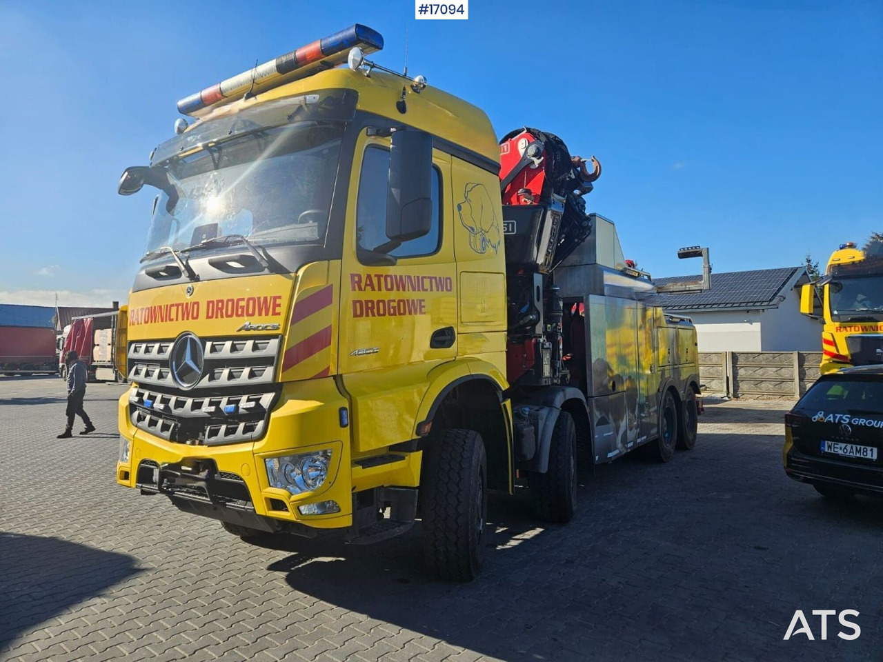 Specjalistyczny pojazd ratunkowy Mercedes Benz Arocs 4853 8x8 (2021) - Çekici kamyonu: fotoğraf 1 Specjalistyczny pojazd ratunkowy Mercedes Benz Arocs 4853 8x8 (2021) - Çekici kamyonu: fotoğraf 1