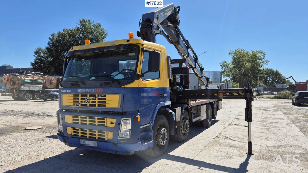 Truck VOLVO FM12 HDS - PALFINGER PK 42502 - Sal/ Açık kasa kamyon, Vinçli kamyon: fotoğraf 4 Truck VOLVO FM12 HDS - PALFINGER PK 42502 - Sal/ Açık kasa kamyon, Vinçli kamyon: fotoğraf 4