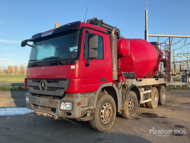 2010 Mercedes-Benz Actros 3341 8x4 Twin-Steer Mixer Truck - Transmikser: fotoğraf 2 2010 Mercedes-Benz Actros 3341 8x4 Twin-Steer Mixer Truck - Transmikser: fotoğraf 2