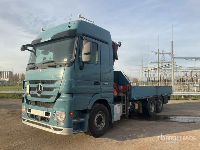 2012 Mercedes-Benz Actros 930.20 2012 HMF 3000-K3 Articulated Bo ... Flatbed Truck with Crane - Sal/ Açık kasa kamyon, Vinçli kamyon: fotoğraf 2 2012 Mercedes-Benz Actros 930.20 2012 HMF 3000-K3 Articulated Bo ... Flatbed Truck with Crane - Sal/ Açık kasa kamyon, Vinçli kamyon: fotoğraf 2