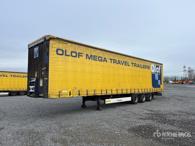 2015 Krone Mega Sattelauflieger Tri/A Curtain Side Trailer - Tenteli römork: fotoğraf 1 2015 Krone Mega Sattelauflieger Tri/A Curtain Side Trailer - Tenteli römork: fotoğraf 1