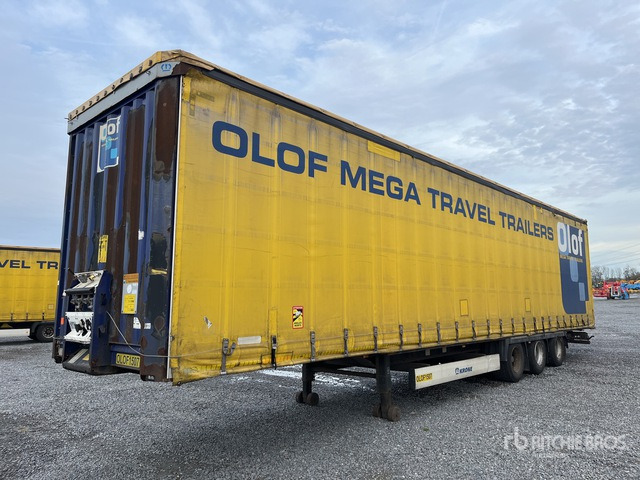 2015 Krone Mega Sattelauflieger Tri/A Curtain Side Trailer - Tenteli römork: fotoğraf 1 2015 Krone Mega Sattelauflieger Tri/A Curtain Side Trailer - Tenteli römork: fotoğraf 1