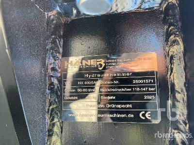 HAENER HX800SA (Unused) - Hidrolik kırıcı: fotoğraf 5 HAENER HX800SA (Unused) - Hidrolik kırıcı: fotoğraf 5