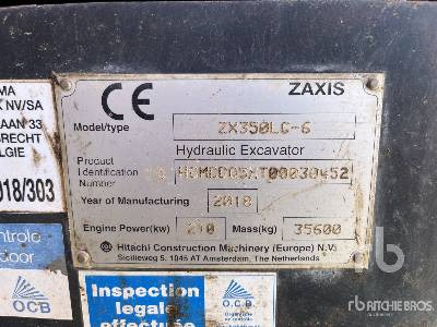 HITACHI ZX350LC-6 - Paletli ekskavatör: fotoğraf 5 HITACHI ZX350LC-6 - Paletli ekskavatör: fotoğraf 5