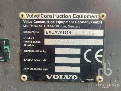VOLVO EC-250DL - Paletli ekskavatör: fotoğraf 5 VOLVO EC-250DL - Paletli ekskavatör: fotoğraf 5