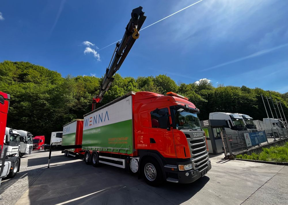 Scania G420 // Tandem // HDS Palfinger 18002 EH // Przyczepa // Oś skrętna podnoszona // Video !!! - Tenteli kamyon, Vinçli kamyon: fotoğraf 2 Scania G420 // Tandem // HDS Palfinger 18002 EH // Przyczepa // Oś skrętna podnoszona // Video !!! - Tenteli kamyon, Vinçli kamyon: fotoğraf 2