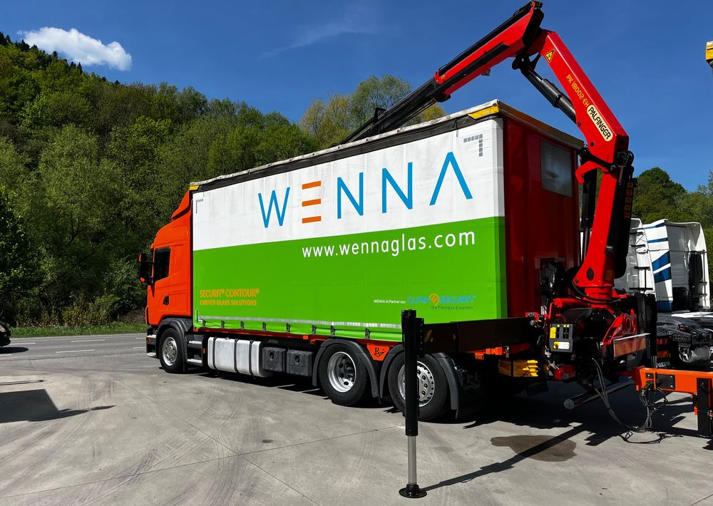 Scania G420 // Tandem // HDS Palfinger 18002 EH // Przyczepa // Oś skrętna podnoszona // Video !!! - Tenteli kamyon, Vinçli kamyon: fotoğraf 5 Scania G420 // Tandem // HDS Palfinger 18002 EH // Przyczepa // Oś skrętna podnoszona // Video !!! - Tenteli kamyon, Vinçli kamyon: fotoğraf 5