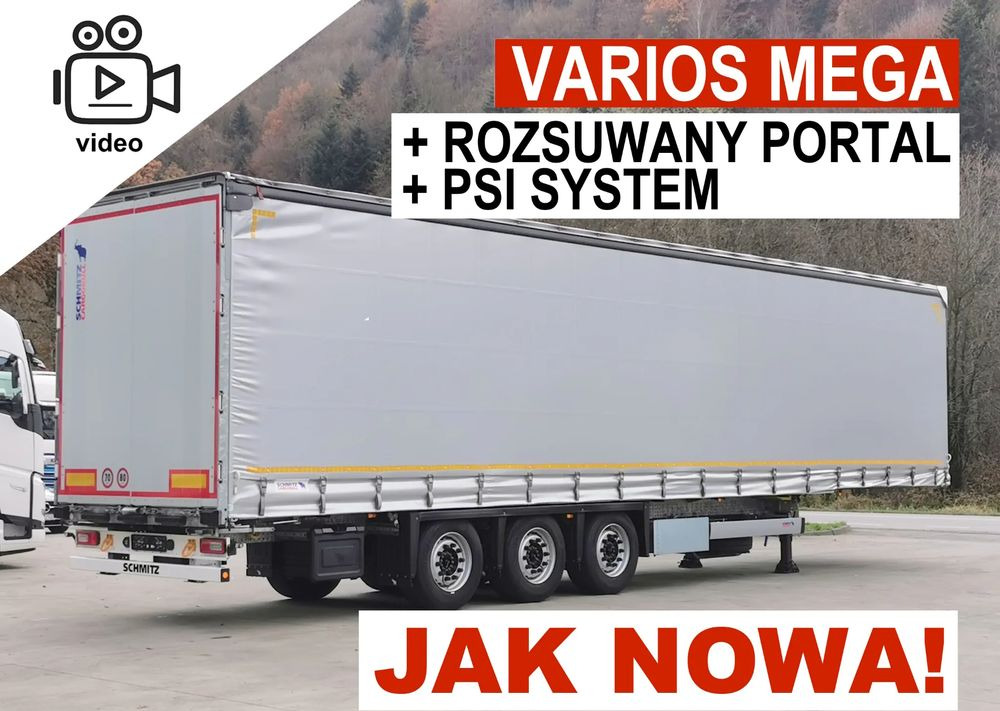 Schmitz Cargobull MEGA VARIOS + BDE - Tenteli dorse: fotoğraf 1 Schmitz Cargobull MEGA VARIOS + BDE - Tenteli dorse: fotoğraf 1
