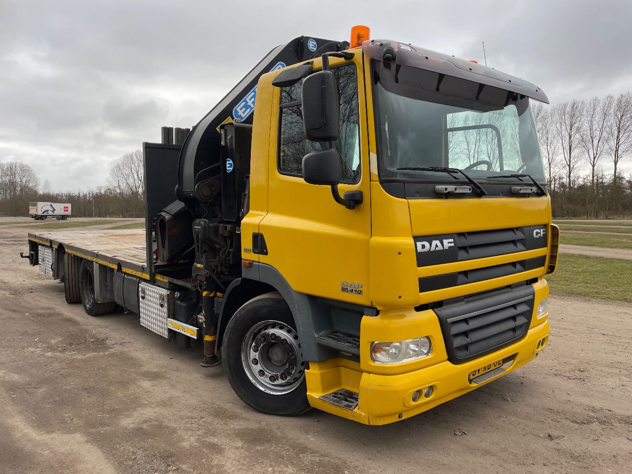 DAF 85.410 Met Effer 470 6s laadkraan ladekran loadercrane crane palfinger hiab - Vinçli kamyon: fotoğraf 5 DAF 85.410 Met Effer 470 6s laadkraan ladekran loadercrane crane palfinger hiab - Vinçli kamyon: fotoğraf 5