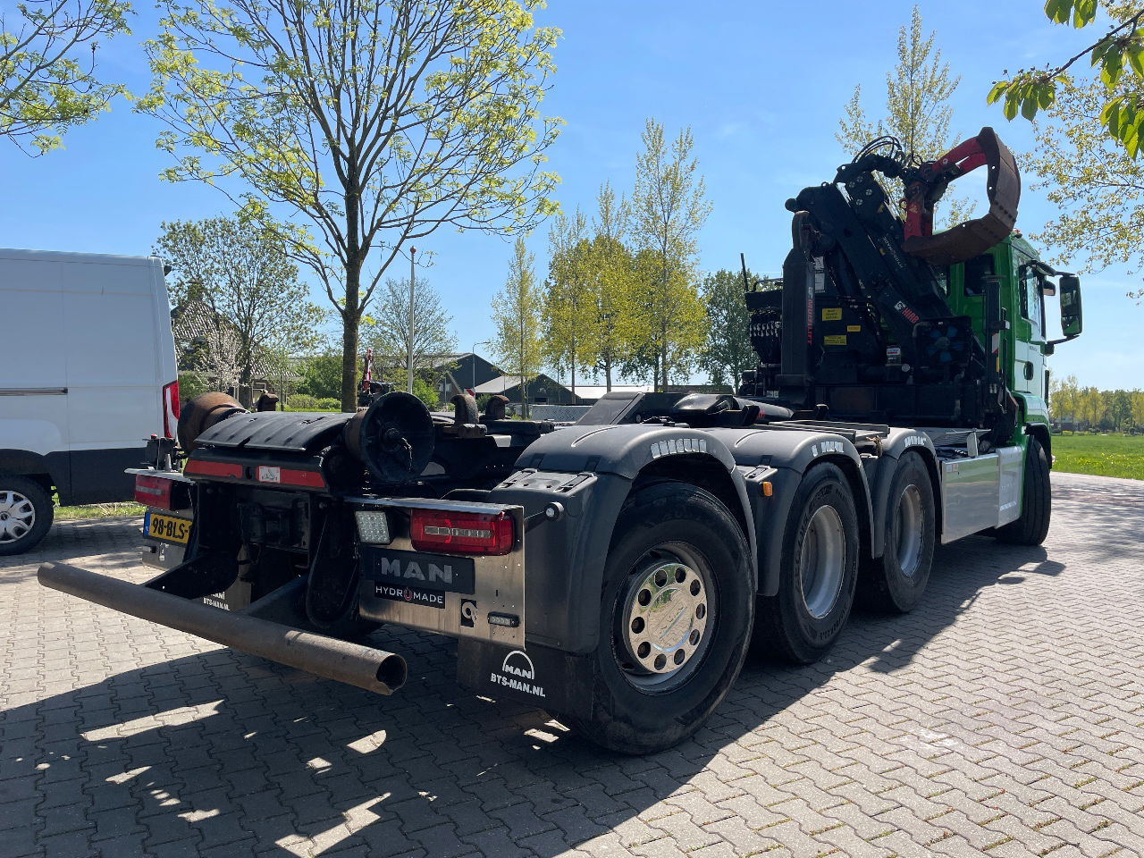 MAN TGS 35.420 met hiab 19tm Z kraan en 26t haakarm, bouwjaar 2018 - Konteynır taşıyıcı/ Yedek karoser kamyon, Vinçli kamyon: fotoğraf 4 MAN TGS 35.420 met hiab 19tm Z kraan en 26t haakarm, bouwjaar 2018 - Konteynır taşıyıcı/ Yedek karoser kamyon, Vinçli kamyon: fotoğraf 4