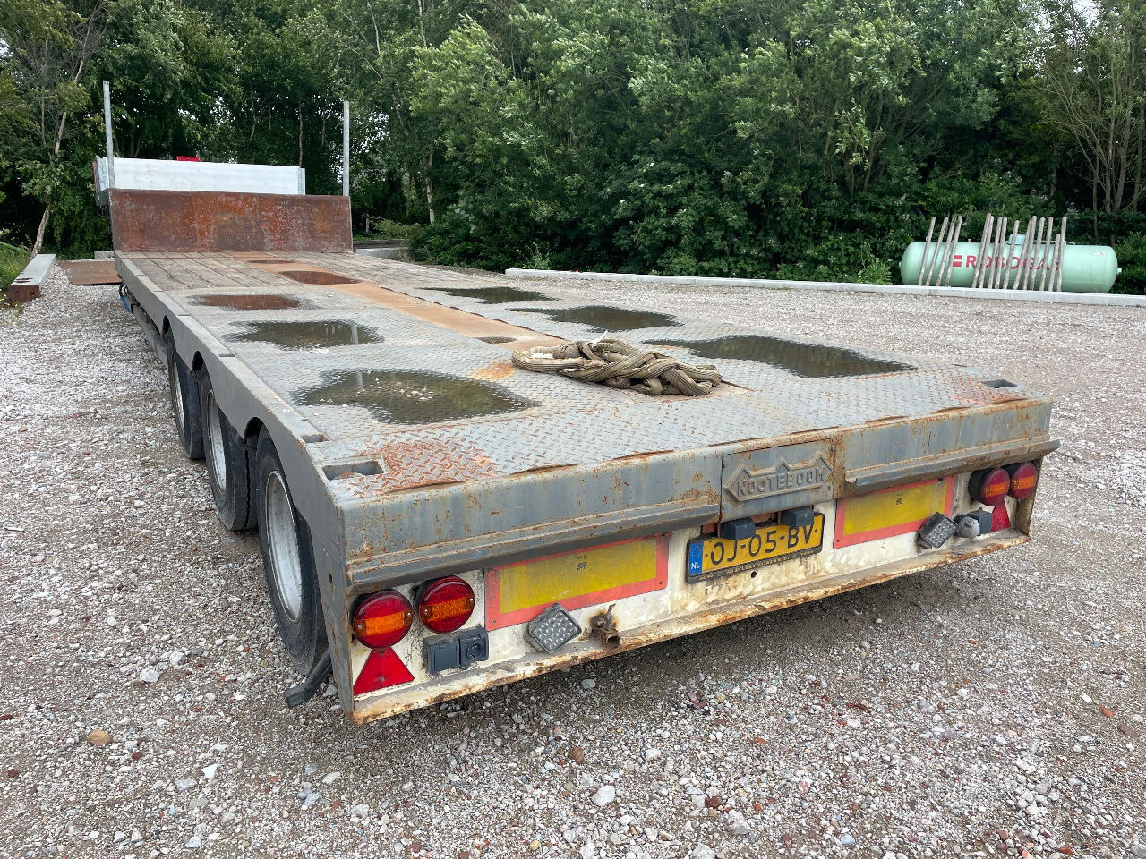 Nooteboom Mco-48-03 V uitschuifbaar hydrolisch gestuurd semi dieplader - Alçak çerçeveli platform dorse: fotoğraf 5 Nooteboom Mco-48-03 V uitschuifbaar hydrolisch gestuurd semi dieplader - Alçak çerçeveli platform dorse: fotoğraf 5