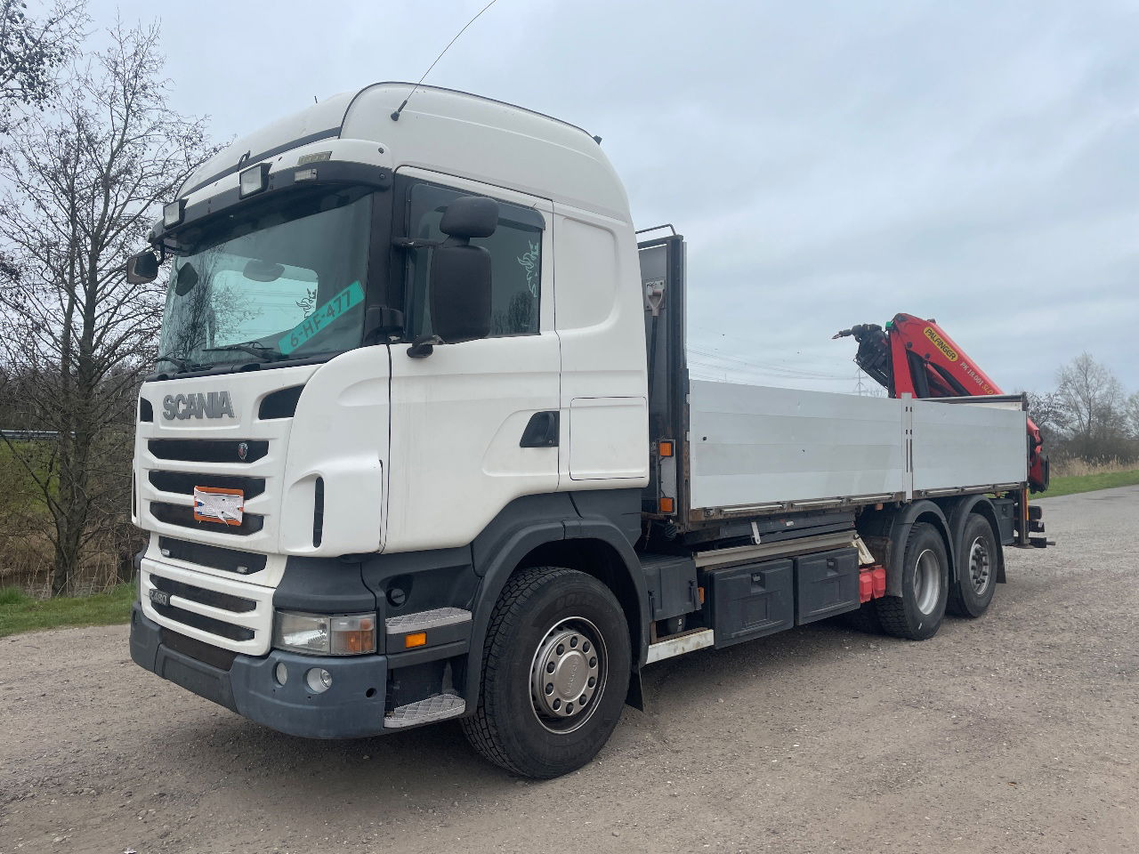 Scania R480 with Palfinger PK 19.001 SLD crane - Sal/ Açık kasa kamyon: fotoğraf 1 Scania R480 with Palfinger PK 19.001 SLD crane - Sal/ Açık kasa kamyon: fotoğraf 1