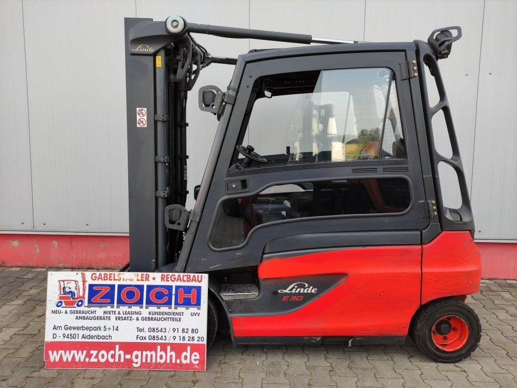 Linde E30L-01-387 - Elektrikli forklift: fotoğraf 1 Linde E30L-01-387 - Elektrikli forklift: fotoğraf 1
