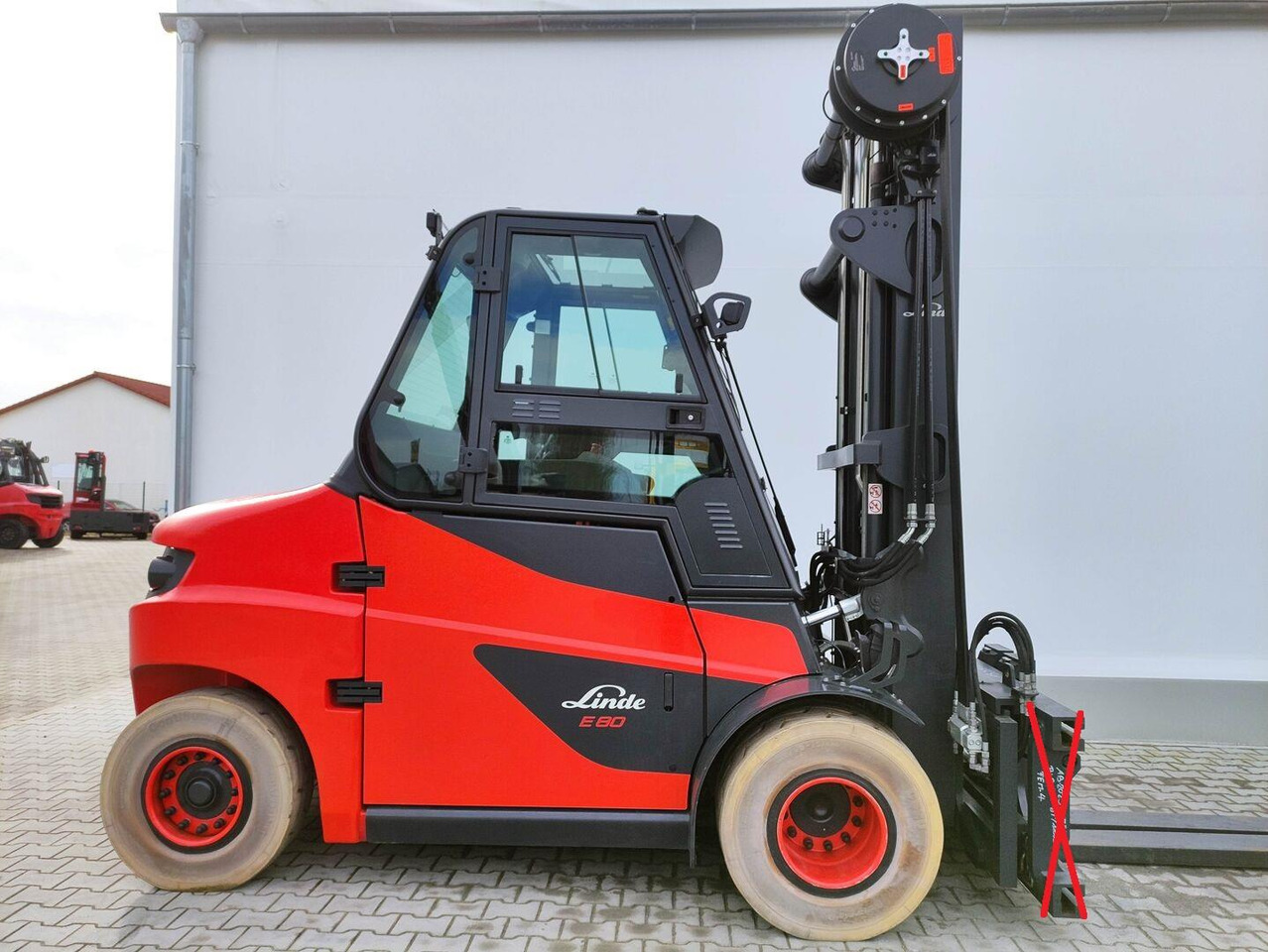 Linde E80-01/900 - Elektrikli forklift: fotoğraf 2 Linde E80-01/900 - Elektrikli forklift: fotoğraf 2