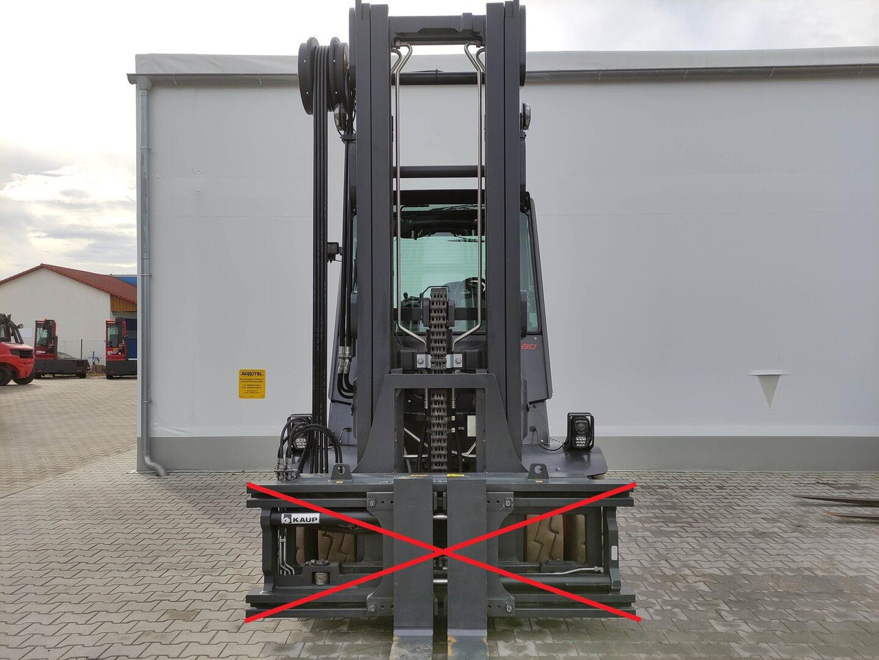 Linde E80-01/900 - Elektrikli forklift: fotoğraf 3 Linde E80-01/900 - Elektrikli forklift: fotoğraf 3