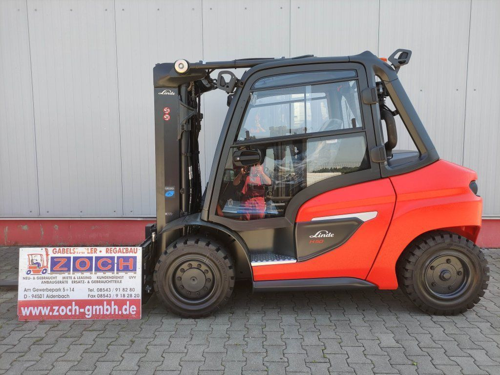 Linde H50D-01/600-120 *Containerfähig NEU* - Dizel forklift: fotoğraf 1 Linde H50D-01/600-120 *Containerfähig NEU* - Dizel forklift: fotoğraf 1