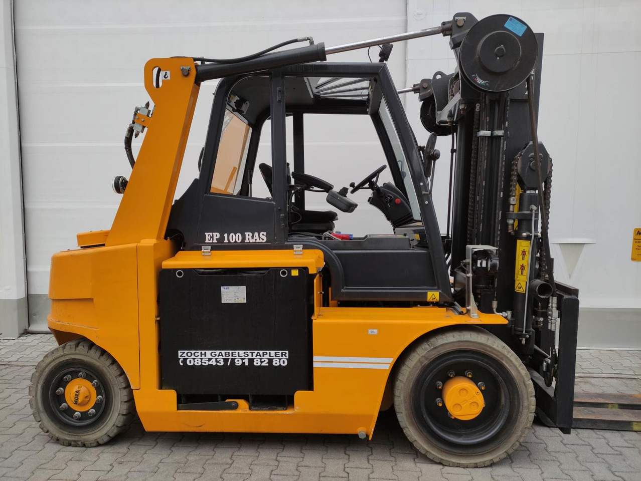 Mora EP100RAS - Elektrikli forklift: fotoğraf 2 Mora EP100RAS - Elektrikli forklift: fotoğraf 2