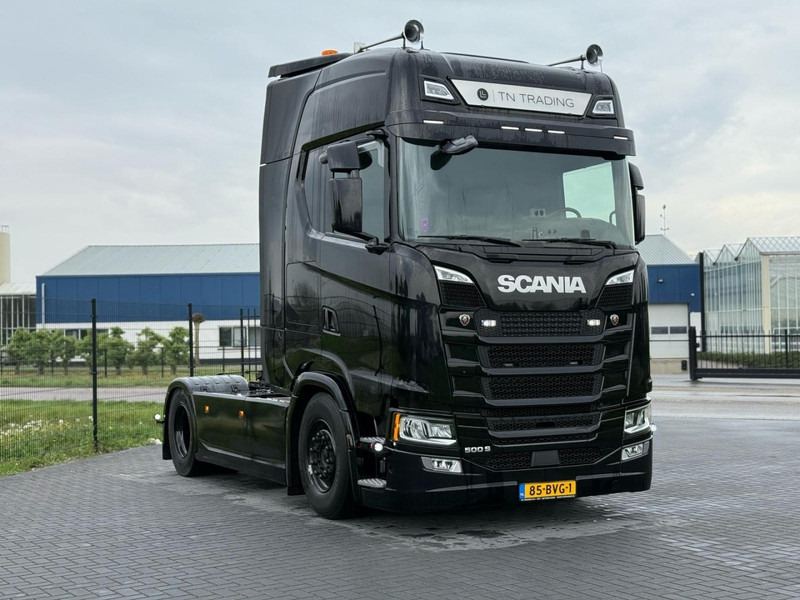 Scania 500S NGS VOLLUCHT, COMPRESSOR, LEER, VOL SPOILER. - Çekici: fotoğraf 1 Scania 500S NGS VOLLUCHT, COMPRESSOR, LEER, VOL SPOILER. - Çekici: fotoğraf 1
