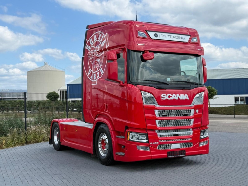 Scania R450 NGS VOLLUCHT, BANDEN VOORAS NIEUW, WEINIG KM, ALCOA, RETARDER. - Çekici: fotoğraf 1 Scania R450 NGS VOLLUCHT, BANDEN VOORAS NIEUW, WEINIG KM, ALCOA, RETARDER. - Çekici: fotoğraf 1