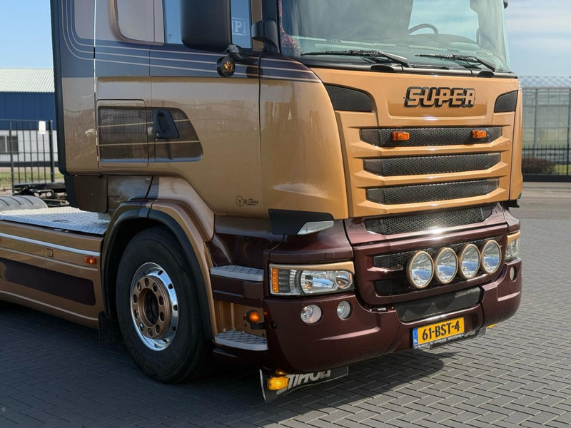 Scania R730 V8 V8, SHOWTRUCK VOLLUCHT, RETARDER, HYDRAULIEK, BOOGIE, ALU WIELEN, LEER. - Çekici: fotoğraf 3 Scania R730 V8 V8, SHOWTRUCK VOLLUCHT, RETARDER, HYDRAULIEK, BOOGIE, ALU WIELEN, LEER. - Çekici: fotoğraf 3