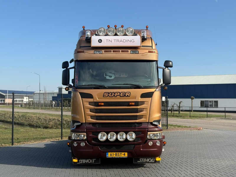 Scania R730 V8 V8, SHOWTRUCK VOLLUCHT, RETARDER, HYDRAULIEK, BOOGIE, ALU WIELEN, LEER. - Çekici: fotoğraf 4 Scania R730 V8 V8, SHOWTRUCK VOLLUCHT, RETARDER, HYDRAULIEK, BOOGIE, ALU WIELEN, LEER. - Çekici: fotoğraf 4