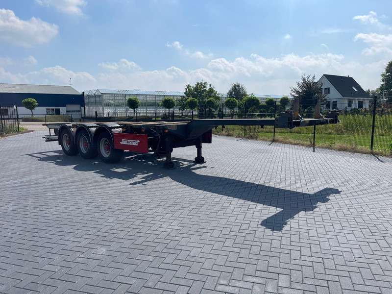 Nooteboom FT-43-03V 2X EXTENDABLE, ALL CONNECTIONS, LIFT AXLE. - Konteynır taşıyıcı/ Yedek karoser dorse: fotoğraf 1 Nooteboom FT-43-03V 2X EXTENDABLE, ALL CONNECTIONS, LIFT AXLE. - Konteynır taşıyıcı/ Yedek karoser dorse: fotoğraf 1