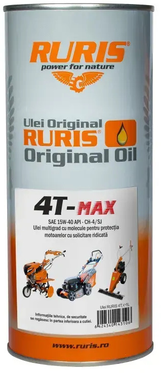 Olej RURIS 4T-MAX 1l - Motor yağı/ Araba bakım ürünleri: fotoğraf 1 Olej RURIS 4T-MAX 1l - Motor yağı/ Araba bakım ürünleri: fotoğraf 1