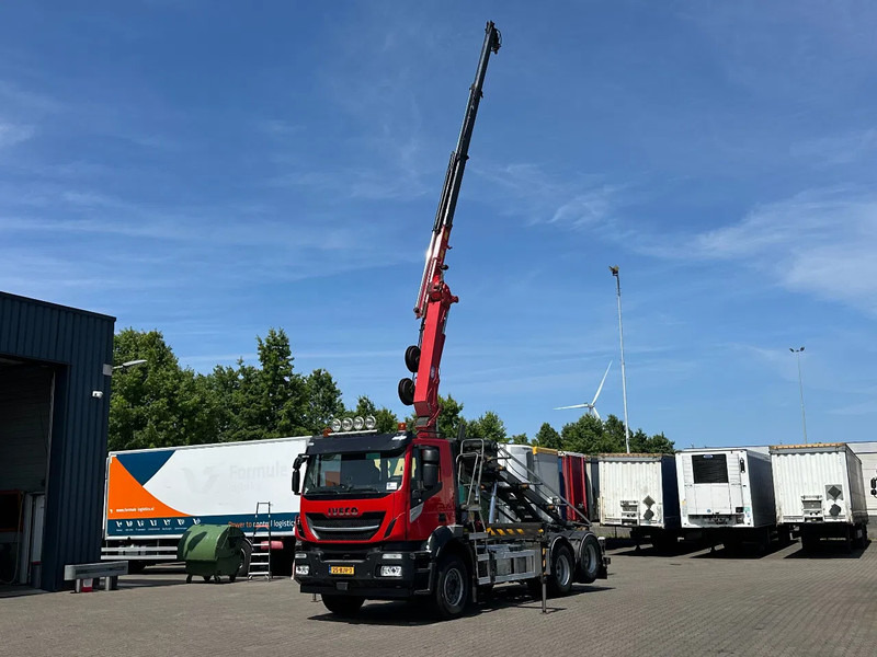 Iveco Stralis 400 6x2 HMF 1720 K3 Kraan Met 24T HTS Kabel Systeem / Rotator / Euro 6 - Kablo sistemli kamyon, Vinçli kamyon: fotoğraf 2 Iveco Stralis 400 6x2 HMF 1720 K3 Kraan Met 24T HTS Kabel Systeem / Rotator / Euro 6 - Kablo sistemli kamyon, Vinçli kamyon: fotoğraf 2