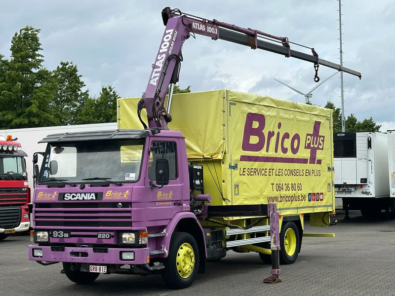 Scania 93M 220 4x2 Atlas 100.1 Crane / Manual / Euro 1 *TOP* - Vinçli kamyon: fotoğraf 1 Scania 93M 220 4x2 Atlas 100.1 Crane / Manual / Euro 1 *TOP* - Vinçli kamyon: fotoğraf 1