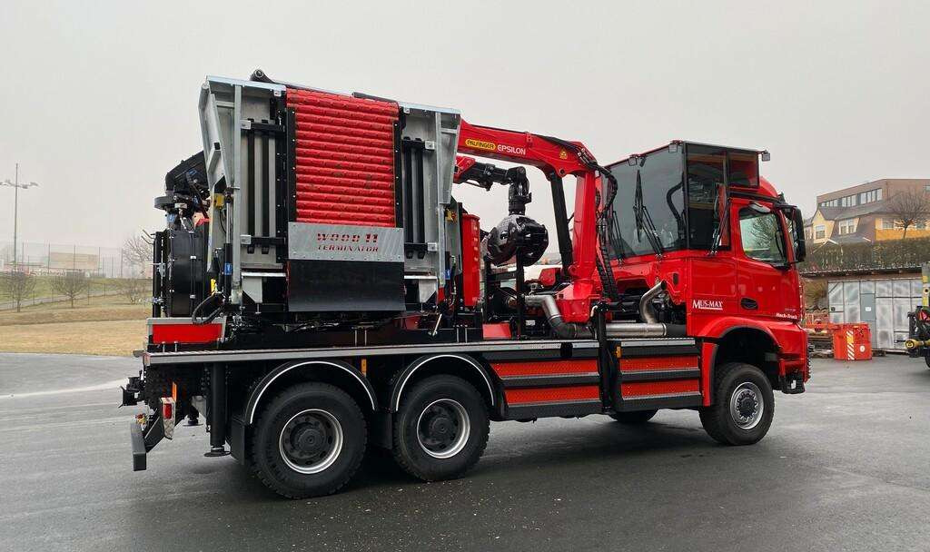Mercedes MUSMAX WT11 NMV - Ağaç parçalama makinesi, Kamyon: fotoğraf 2 Mercedes MUSMAX WT11 NMV - Ağaç parçalama makinesi, Kamyon: fotoğraf 2
