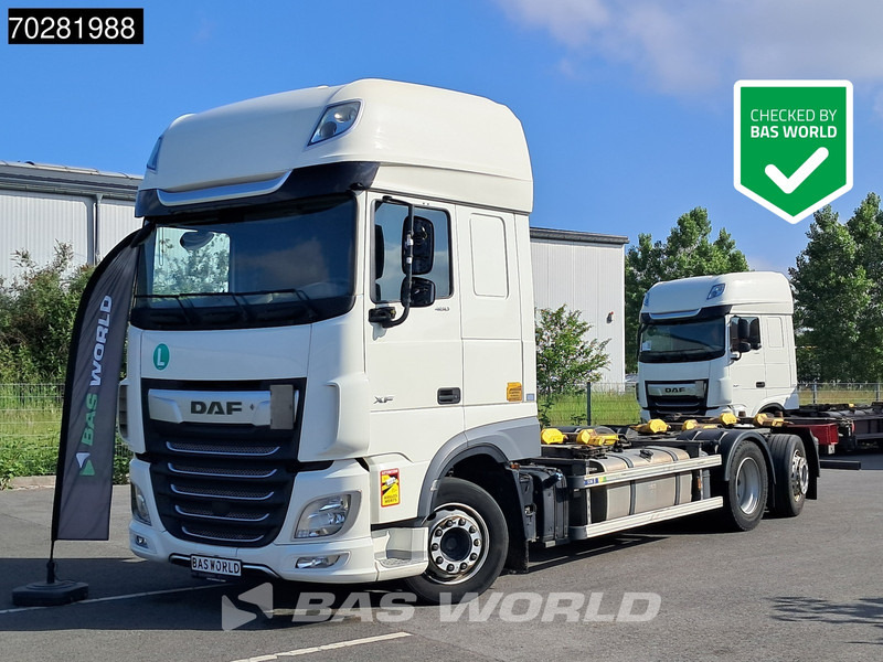 DAF XF 480 6X2 SSC Retarder 2x Tanks Lift+Lenkachse ACC LED - Konteynır taşıyıcı/ Yedek karoser kamyon: fotoğraf 1 DAF XF 480 6X2 SSC Retarder 2x Tanks Lift+Lenkachse ACC LED - Konteynır taşıyıcı/ Yedek karoser kamyon: fotoğraf 1