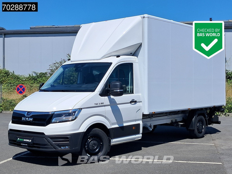 MAN TGE 3.180 Neu! Automatik 2025 Facelift Koffer Ladebordwand Navi Klima Tempomat LED Euro6 21m3 A/C Cruise control - Kapalı kasa kamyonet: fotoğraf 1 MAN TGE 3.180 Neu! Automatik 2025 Facelift Koffer Ladebordwand Navi Klima Tempomat LED Euro6 21m3 A/C Cruise control - Kapalı kasa kamyonet: fotoğraf 1