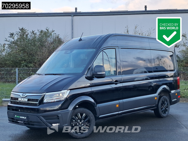 MAN TGE 3.180 Neu! Automatik 2025-Modell 180PS L3H3 LED ACC Navi AHK Kamera Parkensensoren Euro6 L2H2 A/C Towbar - Panelvan: fotoğraf 1 MAN TGE 3.180 Neu! Automatik 2025-Modell 180PS L3H3 LED ACC Navi AHK Kamera Parkensensoren Euro6 L2H2 A/C Towbar - Panelvan: fotoğraf 1