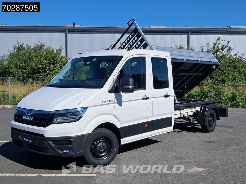 MAN TGE 3.180 Neu! Dreiseitenkipper Automatik 2025 Facelift 180PS AHK LED Klima Tempomat Navi ACC Euro6 Kieper 3m3 A/C Towbar Cruise control - Damperli kamyonet: fotoğraf 2 MAN TGE 3.180 Neu! Dreiseitenkipper Automatik 2025 Facelift 180PS AHK LED Klima Tempomat Navi ACC Euro6 Kieper 3m3 A/C Towbar Cruise control - Damperli kamyonet: fotoğraf 2
