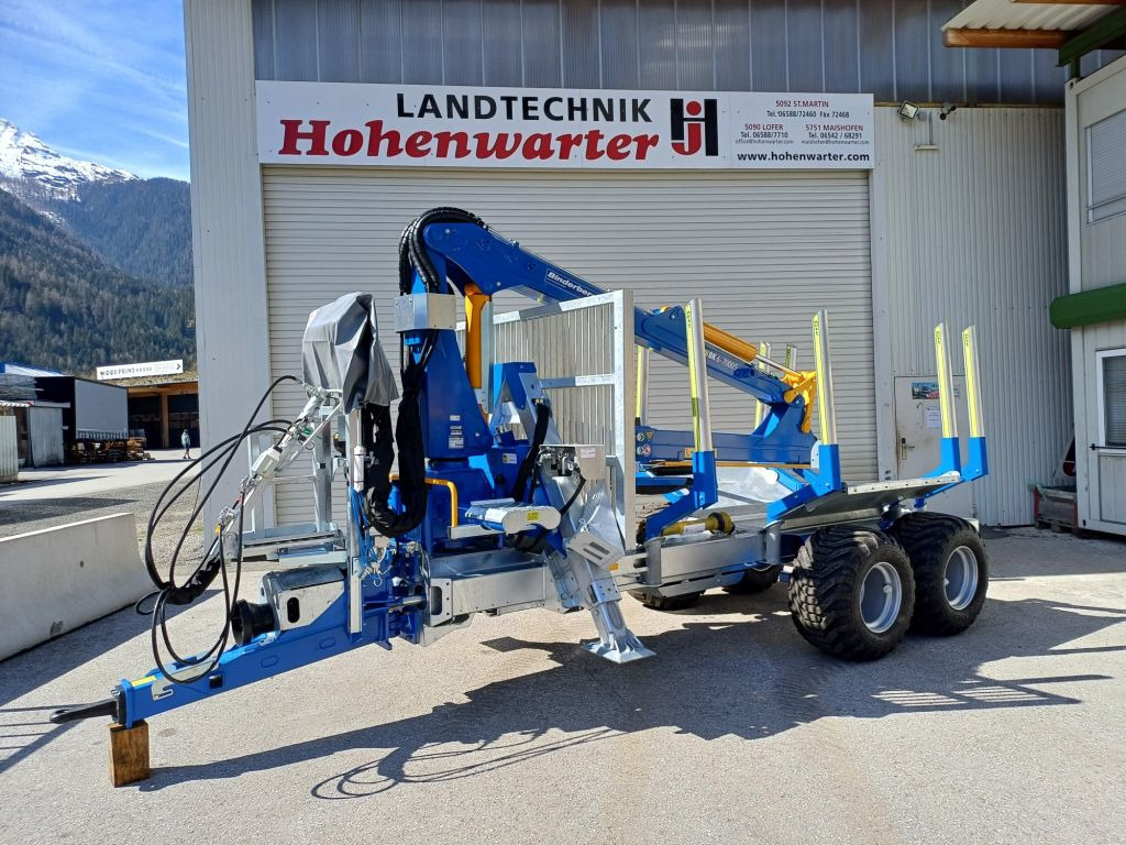 Binderberger RW 12 alpin mit BK 6-7000 S (20634) - Orman römorku: fotoğraf 1 Binderberger RW 12 alpin mit BK 6-7000 S (20634) - Orman römorku: fotoğraf 1