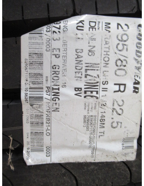 Goodyear 295/80 R 22.5 (DAF) - Lastik - Kamyon: fotoğraf 3 Goodyear 295/80 R 22.5 (DAF) - Lastik - Kamyon: fotoğraf 3